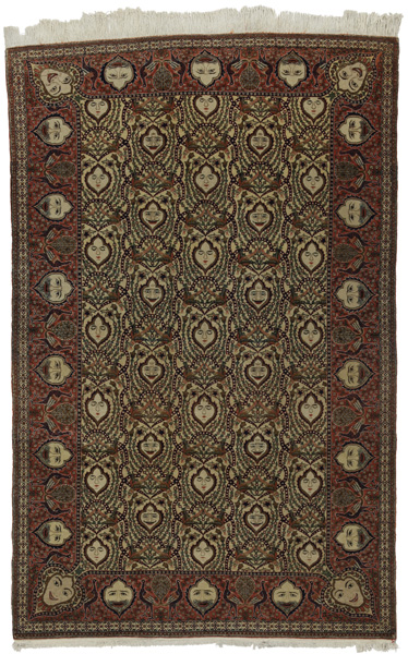 Keshan - Antique Perser Teppich 217x138