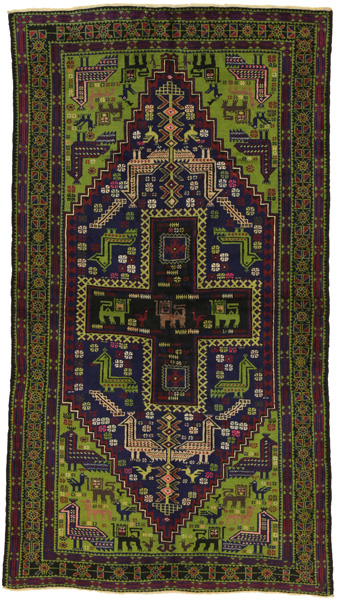 Baluch - Turkaman Perser Teppich 190x105