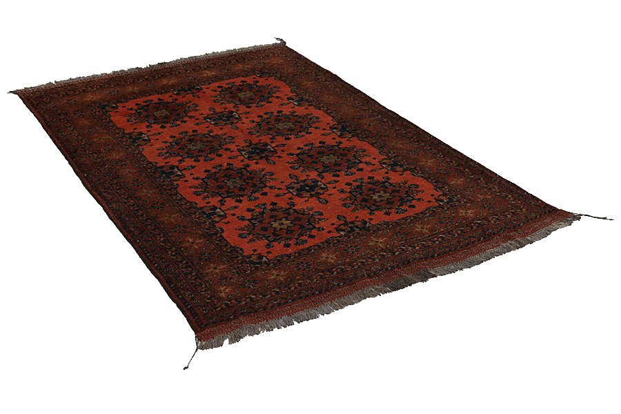 Khalmohammadi - Beshir Afghanischer Teppich 194x130 - Abbildung 1