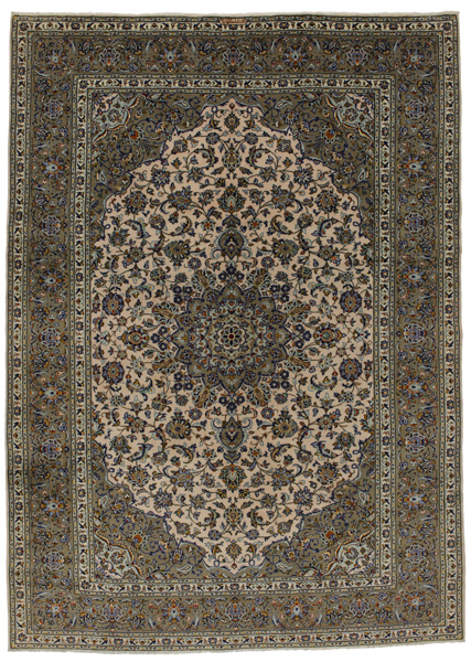 Keshan Perser Teppich 345x247