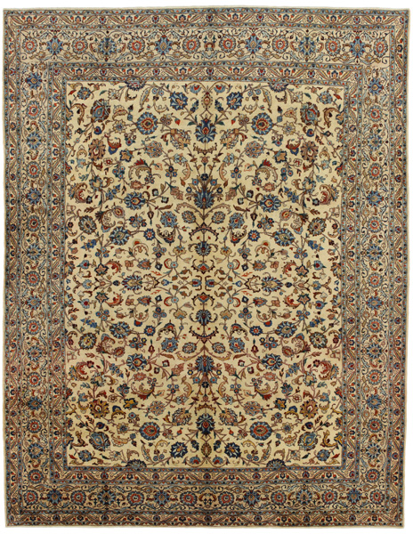 Keshan Perser Teppich 386x298