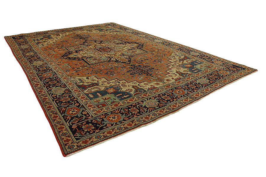 Senneh - Kurdi Perser Teppich 370x265 - Abbildung 1