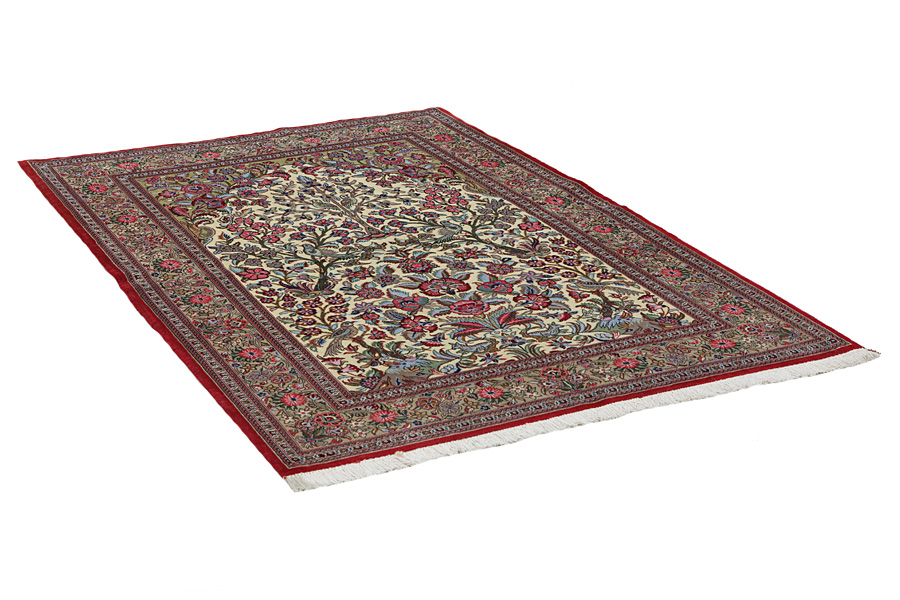 Qum Perser Teppich 212x143 - Abbildung 1