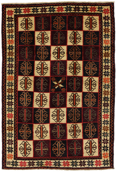 Gabbeh - Bakhtiari Perser Teppich 214x144