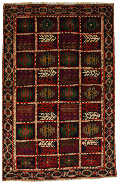 Gabbeh - Bakhtiari Perser Teppich 214x140