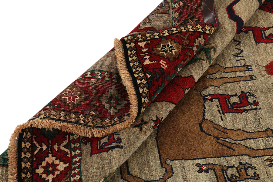 Gabbeh - Bakhtiari Perser Teppich 303x146 - Abbildung 4