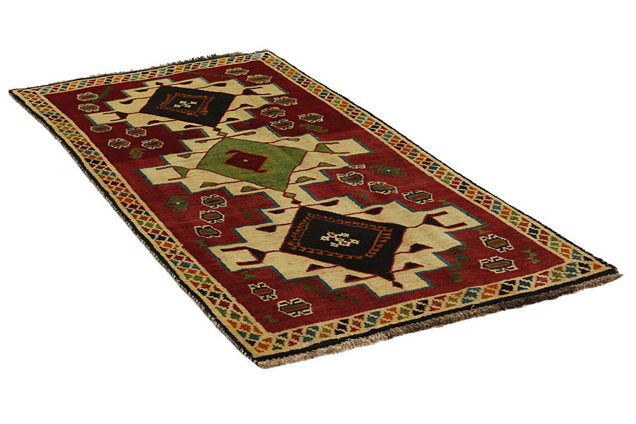 Gabbeh - Qashqai Perser Teppich 249x118 - Abbildung 1