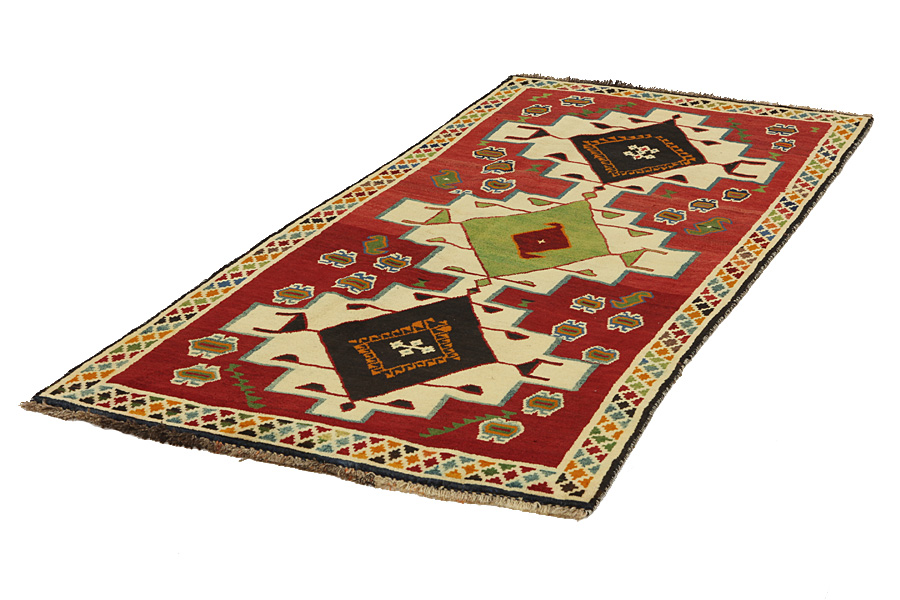 Gabbeh - Qashqai Perser Teppich 249x118 - Abbildung 2