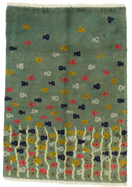 Gabbeh - Qashqai Perser Teppich 130x90