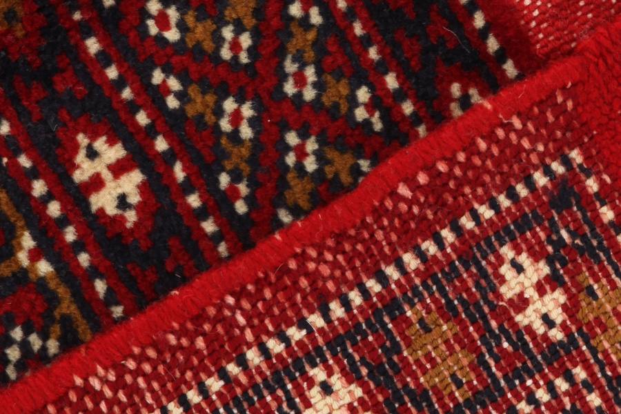 Yomut - Buchara Perser Teppich 129x132 - Abbildung 4