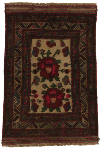 Kelim - Teppich - Turkaman 124x83