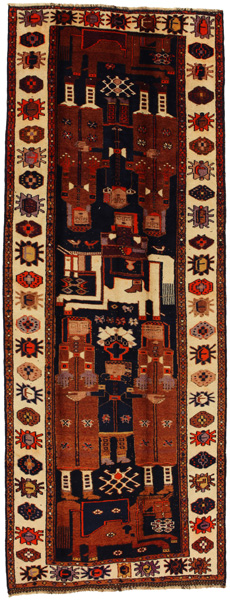 Bakhtiari - Qashqai Perser Teppich 395x148