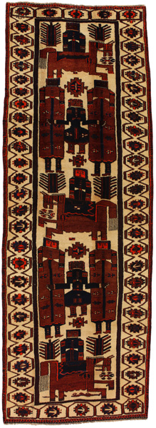 Bakhtiari - Qashqai Perser Teppich 430x150