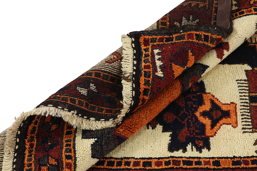 Bakhtiari - Gabbeh Perser Teppich 344x127 - Abbildung 4