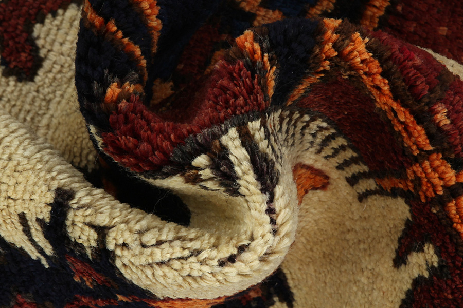 Bakhtiari - Gabbeh Perser Teppich 344x127 - Abbildung 6