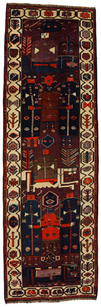 Bakhtiari - Qashqai Perser Teppich 455x140