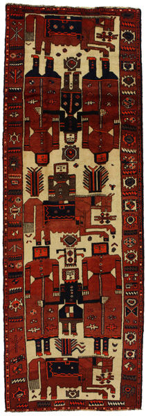 Bakhtiari - Qashqai Perser Teppich 422x143