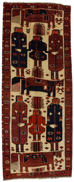 Bakhtiari - Qashqai Perser Teppich 359x140
