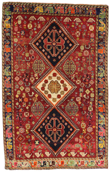Yalameh - Qashqai Perser Teppich 218x139