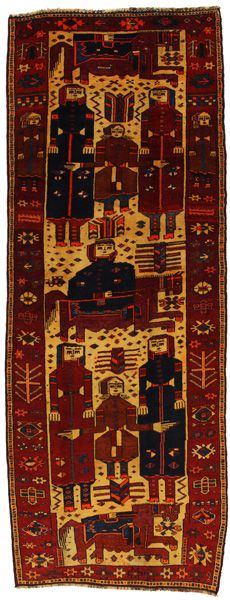 Bakhtiari - Qashqai Perser Teppich 405x150