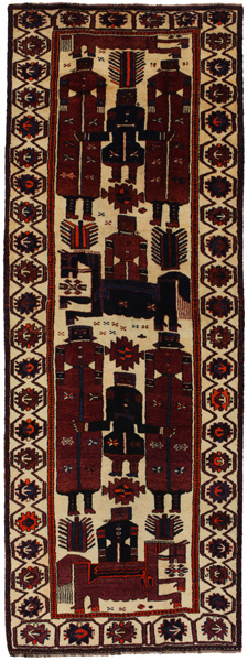 Bakhtiari - Qashqai Perser Teppich 452x160