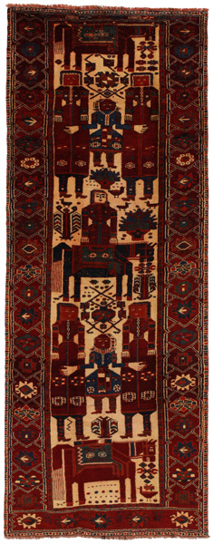 Bakhtiari - Qashqai Perser Teppich 395x151