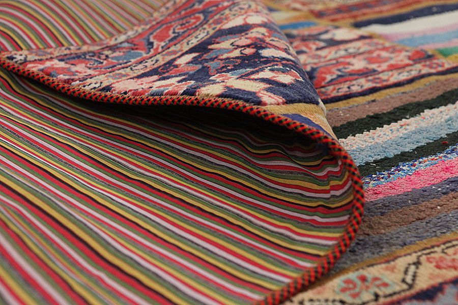 Patchwork Perser Teppich 209x149 - Abbildung 3