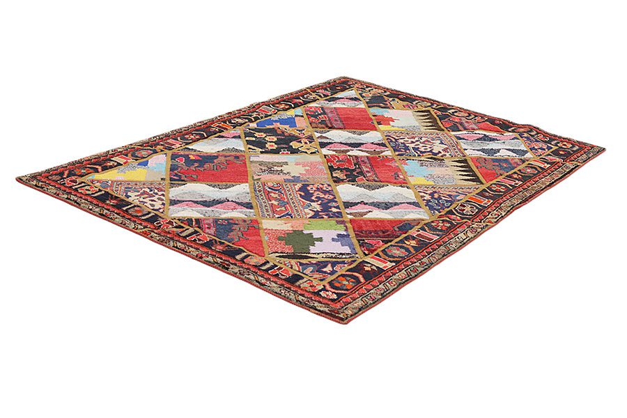 Patchwork Perser Teppich 205x144 - Abbildung 2