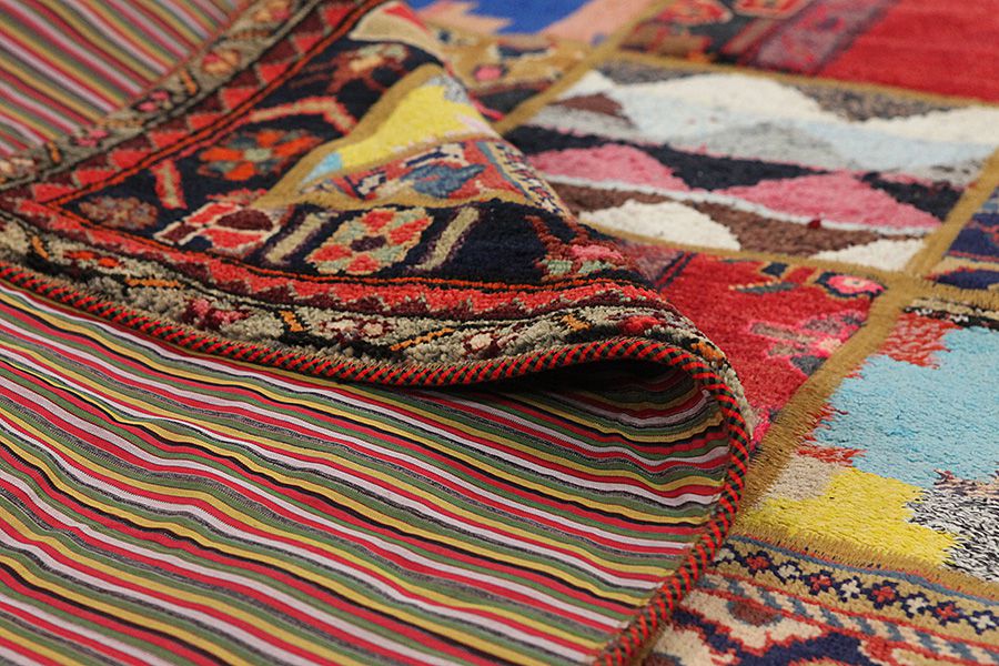 Patchwork Perser Teppich 205x144 - Abbildung 3