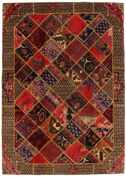 Patchwork Perser Teppich 300x213