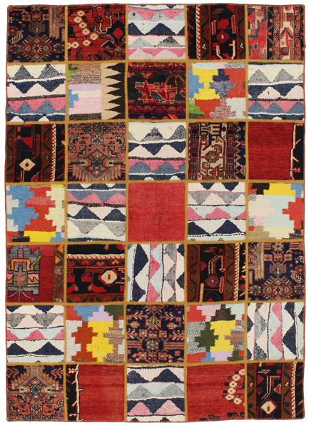 Patchwork Perser Teppich 212x152