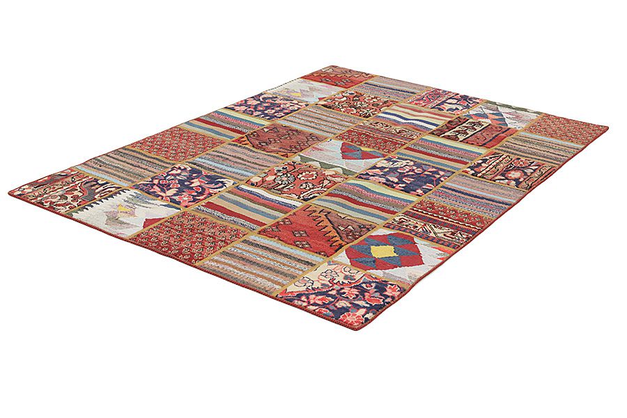 Patchwork Perser Teppich 213x152 - Abbildung 2
