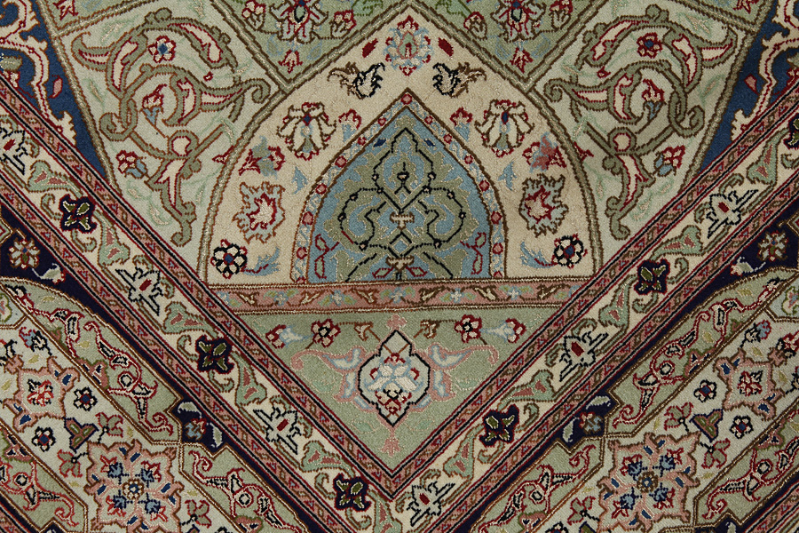 Tabriz Perser Teppich 206x200 - Abbildung 9