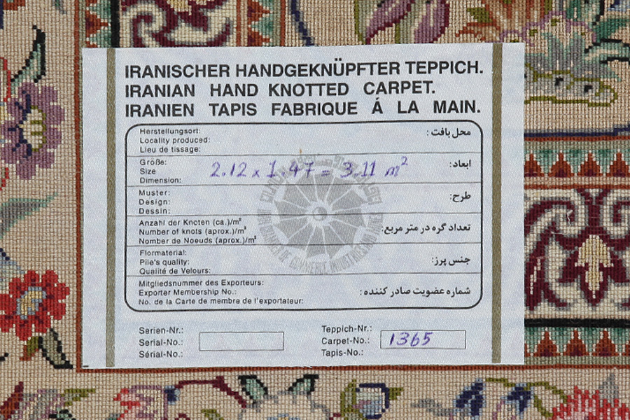 Isfahan Perser Teppich 212x147 - Abbildung 11