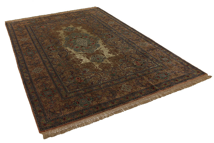 Isfahan Perser Teppich 307x202 - Abbildung 1