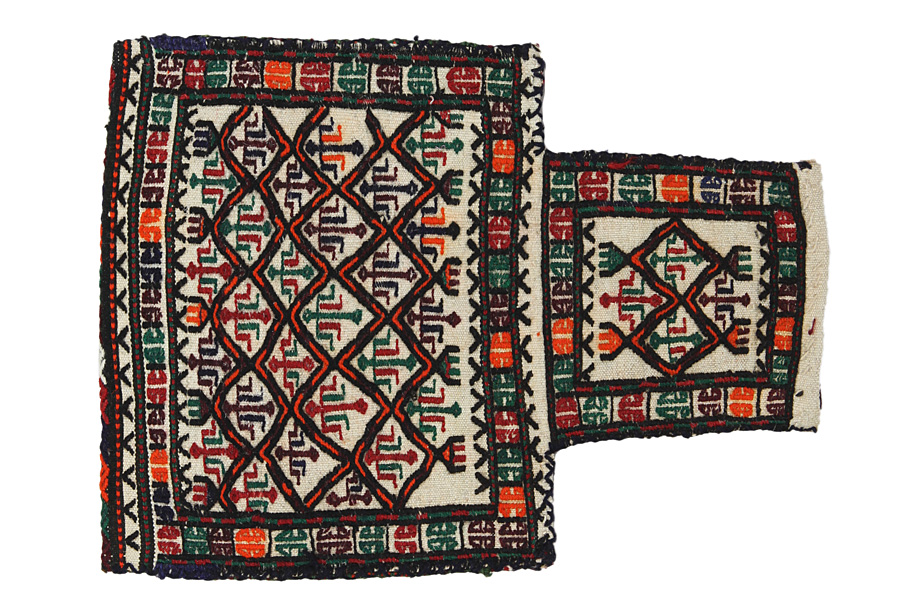 Afshar - Saddle Bag Perser Teppich 43x32 - Abbildung 1