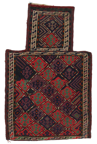Qashqai - Saddle Bag Perser Teppich 59x38