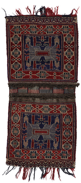 Turkaman - Saddle Bag Afghanische Webware 118x54