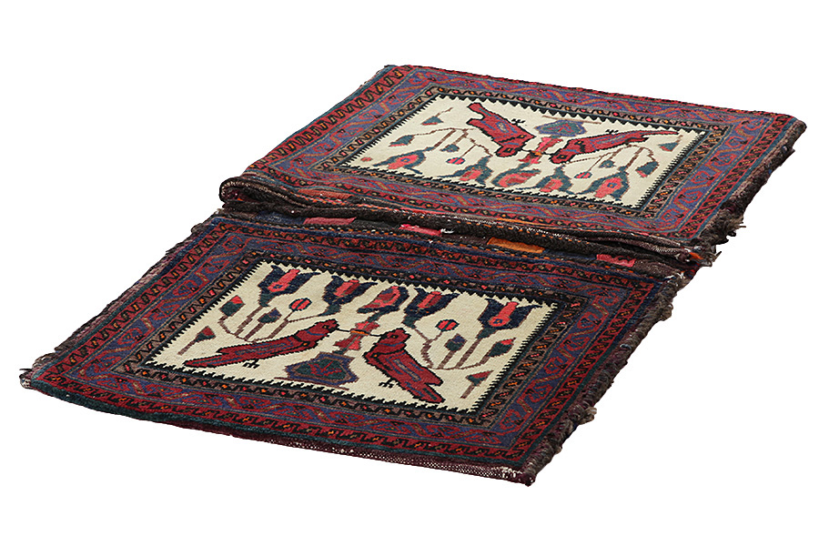 Afshar - Saddle Bag Perser Teppich 113x66 - Abbildung 2