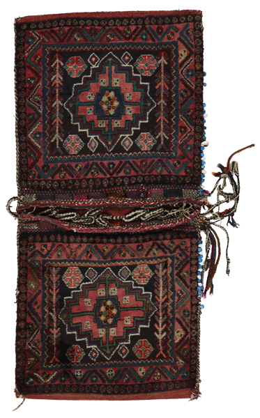 Qashqai - Saddle Bag Perser Teppich 144x68