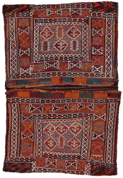 Jaf - Saddle Bag Perser Teppich 117x75