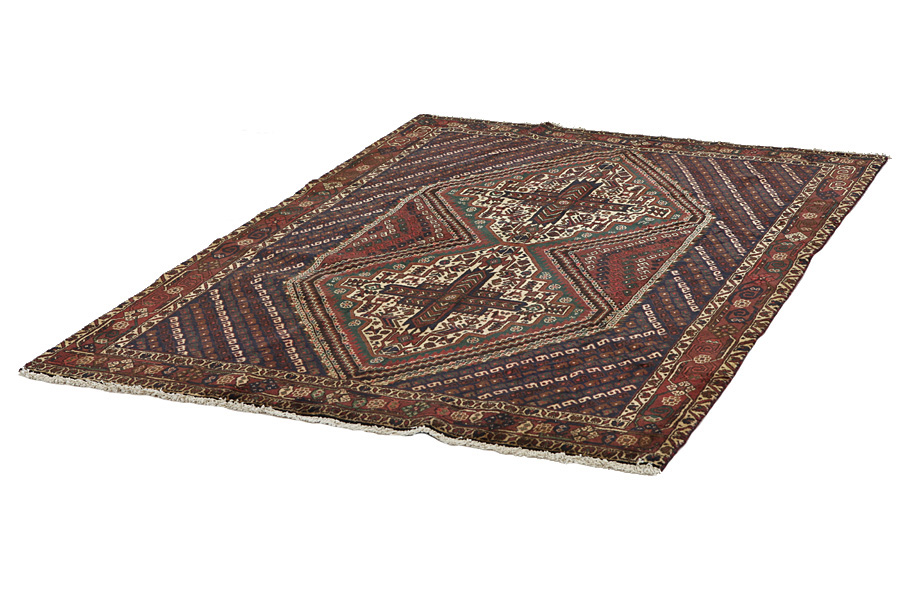 SahreBabak - Afshar Perser Teppich 194x133 - Abbildung 2