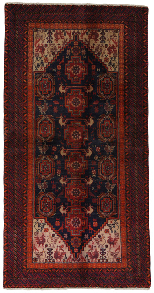Baluch - Turkaman Perser Teppich 155x80