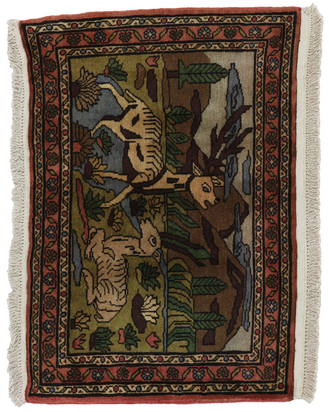 Sarough - Farahan Perser Teppich 56x82
