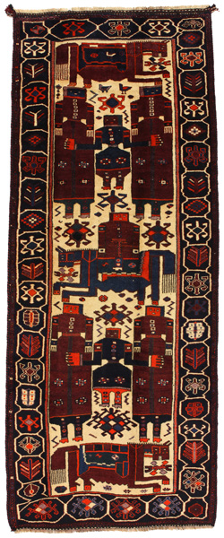 Bakhtiari - Qashqai Perser Teppich 364x145