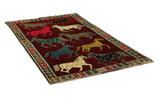 Gabbeh - Qashqai Perser Teppich 223x129 - Abbildung 1
