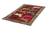 Gabbeh - Qashqai Perser Teppich 223x129 - Abbildung 2