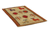 Gabbeh - Qashqai Perser Teppich 173x99 - Abbildung 1