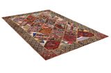 Patchwork Perser Teppich 256x168 - Abbildung 1