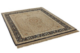 Isfahan Perser Teppich 212x169 - Abbildung 1